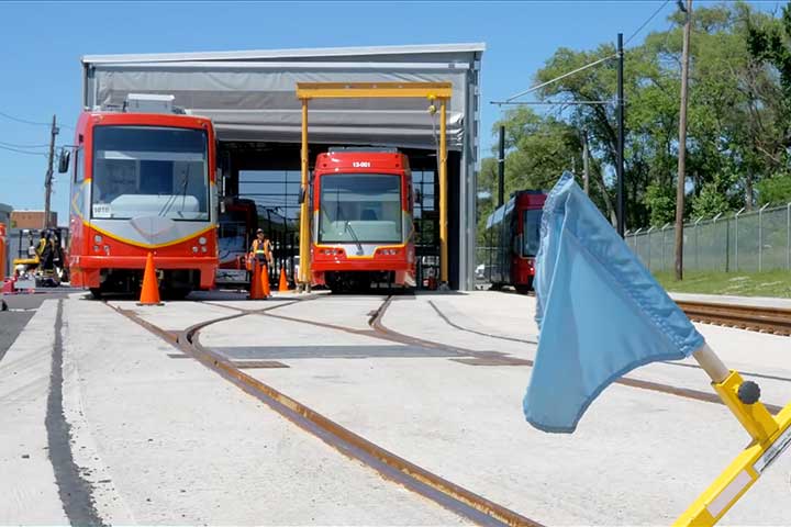 From our convention headquarters at the Crystal City Marriott in Arlington’s Crystal City neighborhood, we’ll visit numerous rail-related sites in and around Washington, Baltimore and Norfolk, Virginia.