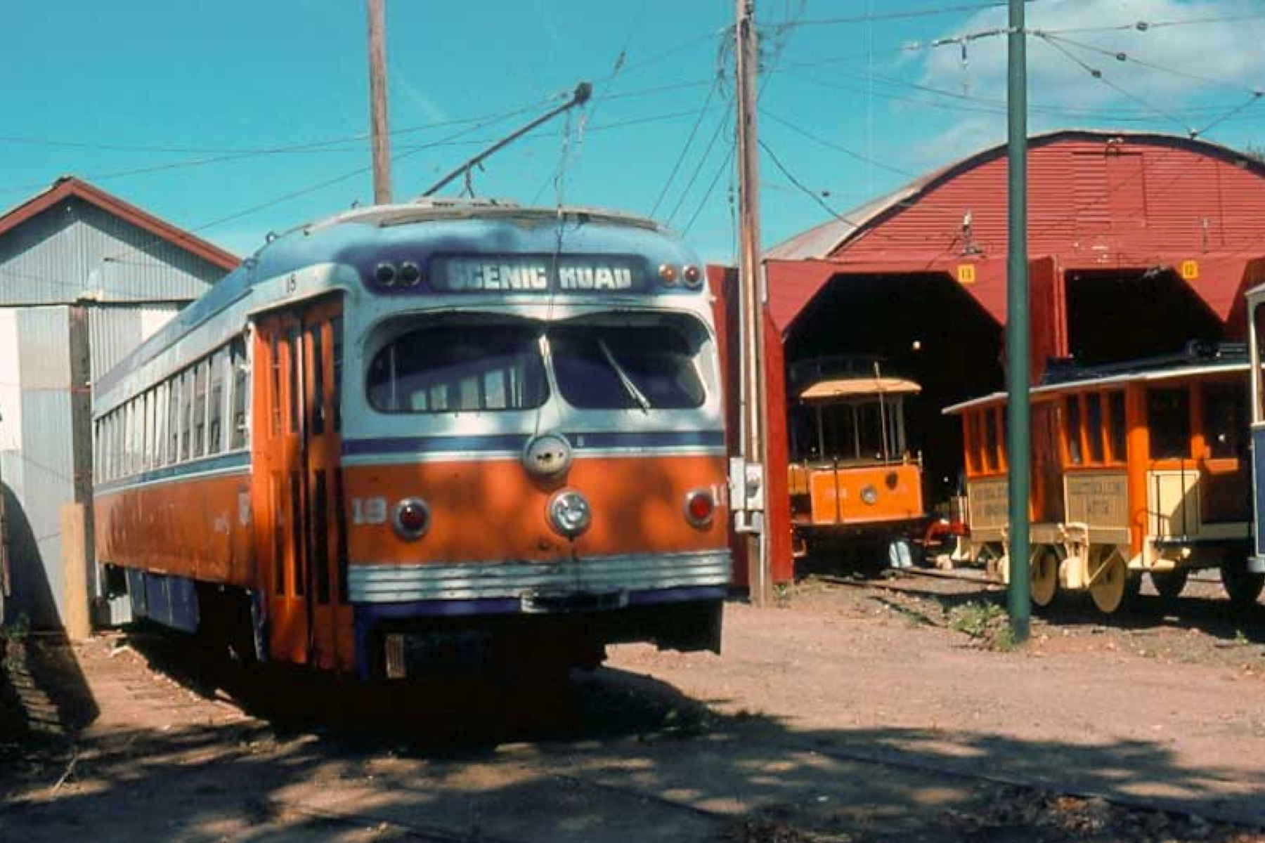 Shore Line Trolley Museum in Branford, Connecticut