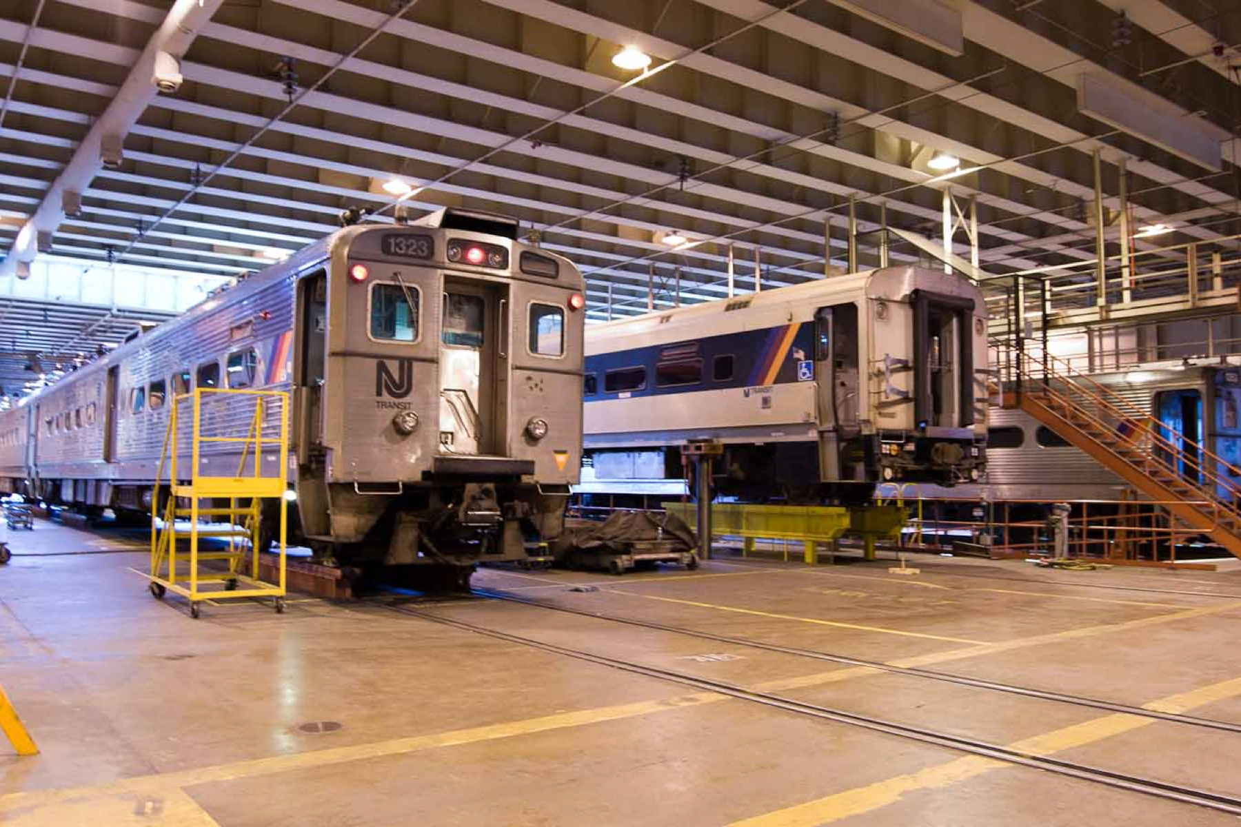 Tours of Meadows Maintenance Complex, Bayonne Harbor and Clifton Shops