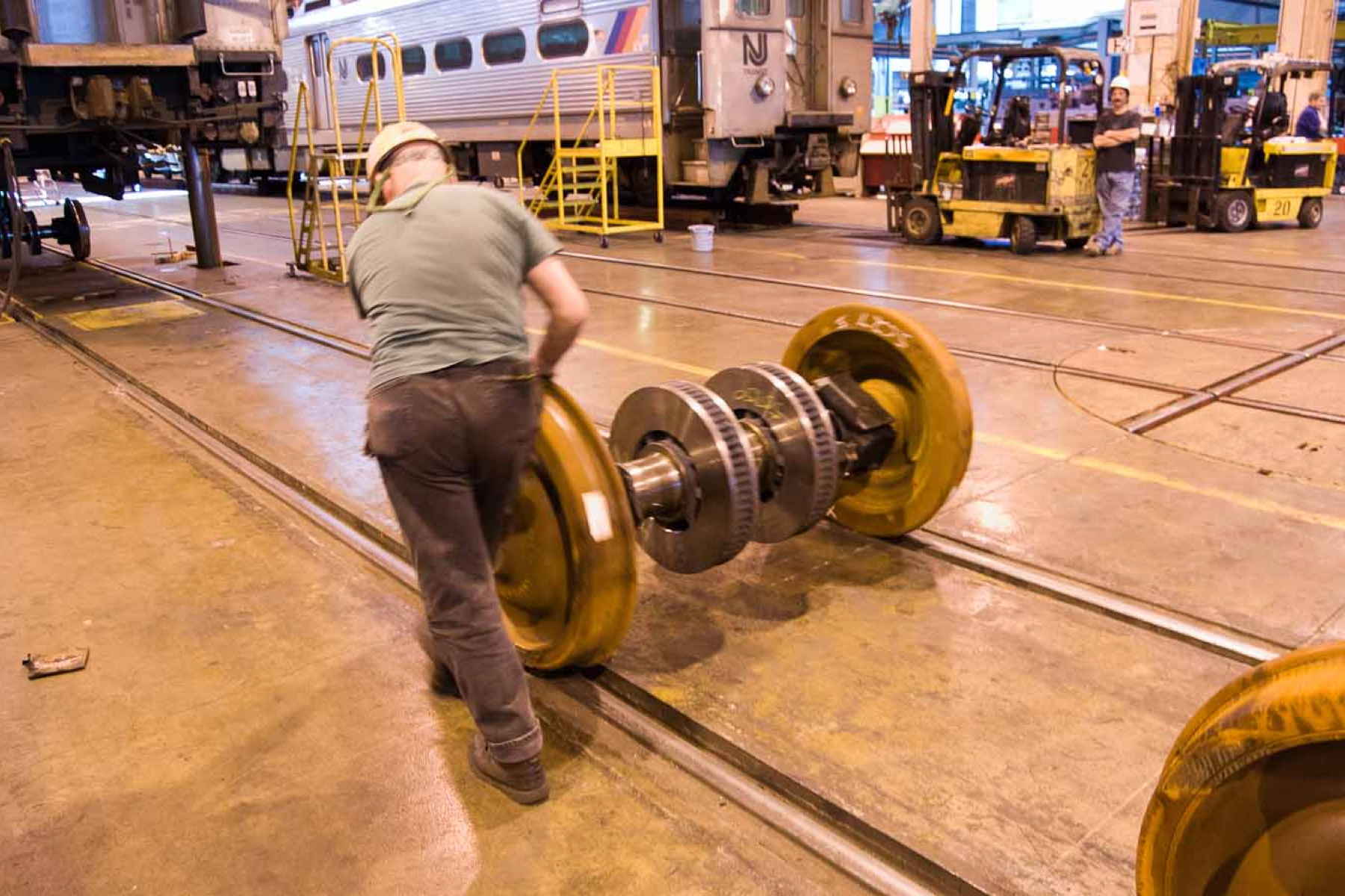Tours of Meadows Maintenance Complex, Bayonne Harbor and Clifton Shops