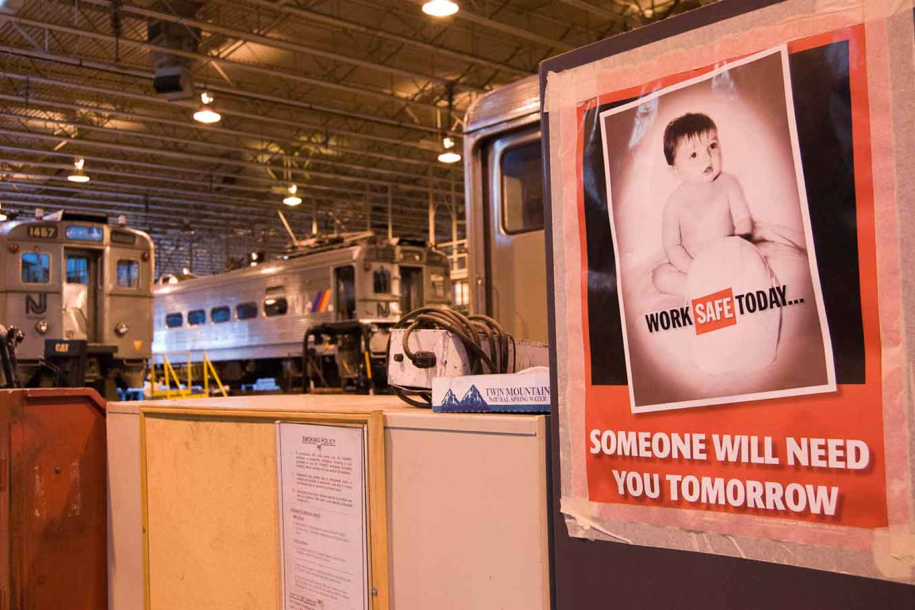 Tours of Meadows Maintenance Complex, Bayonne Harbor and Clifton Shops