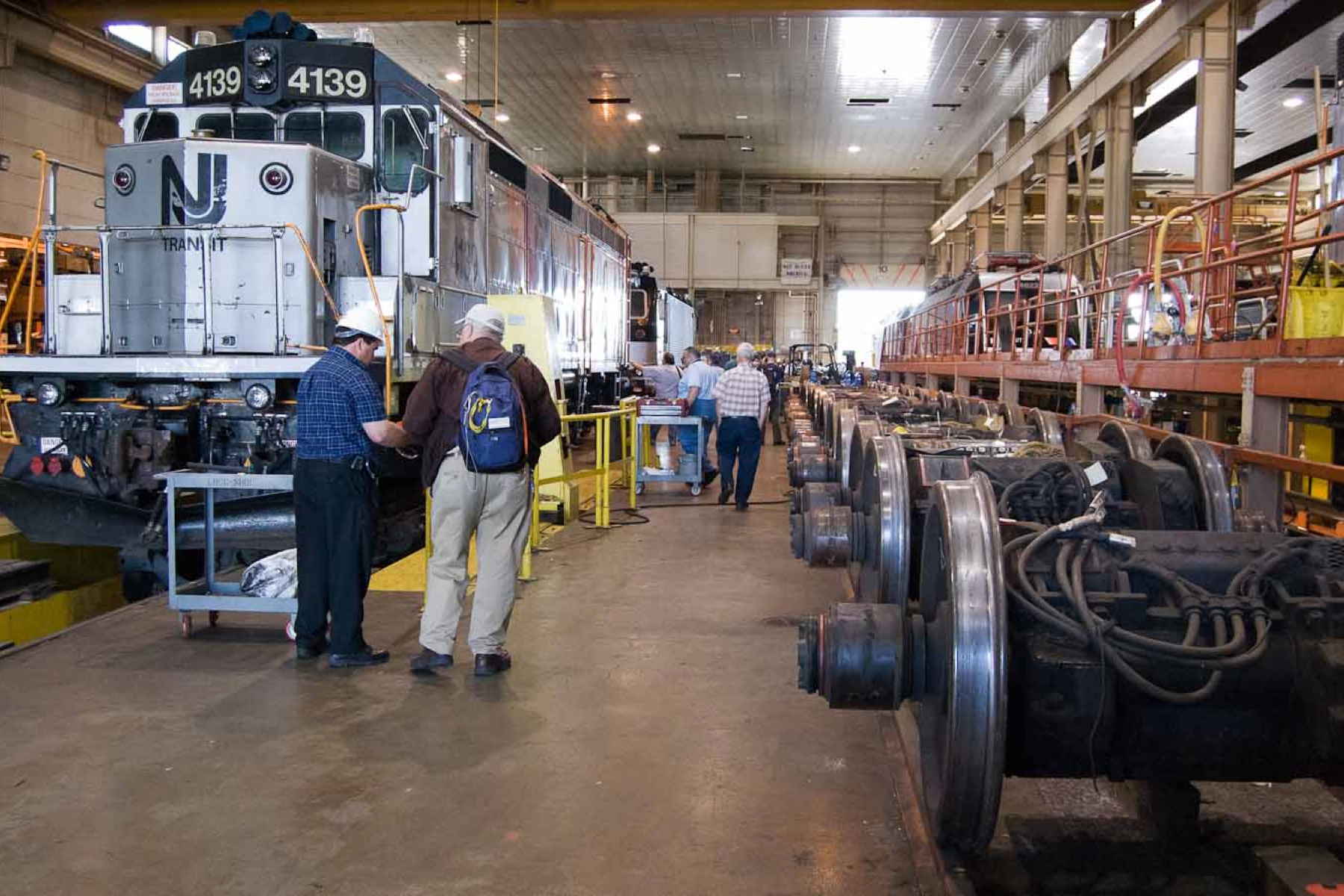 Tours of Meadows Maintenance Complex, Bayonne Harbor and Clifton Shops