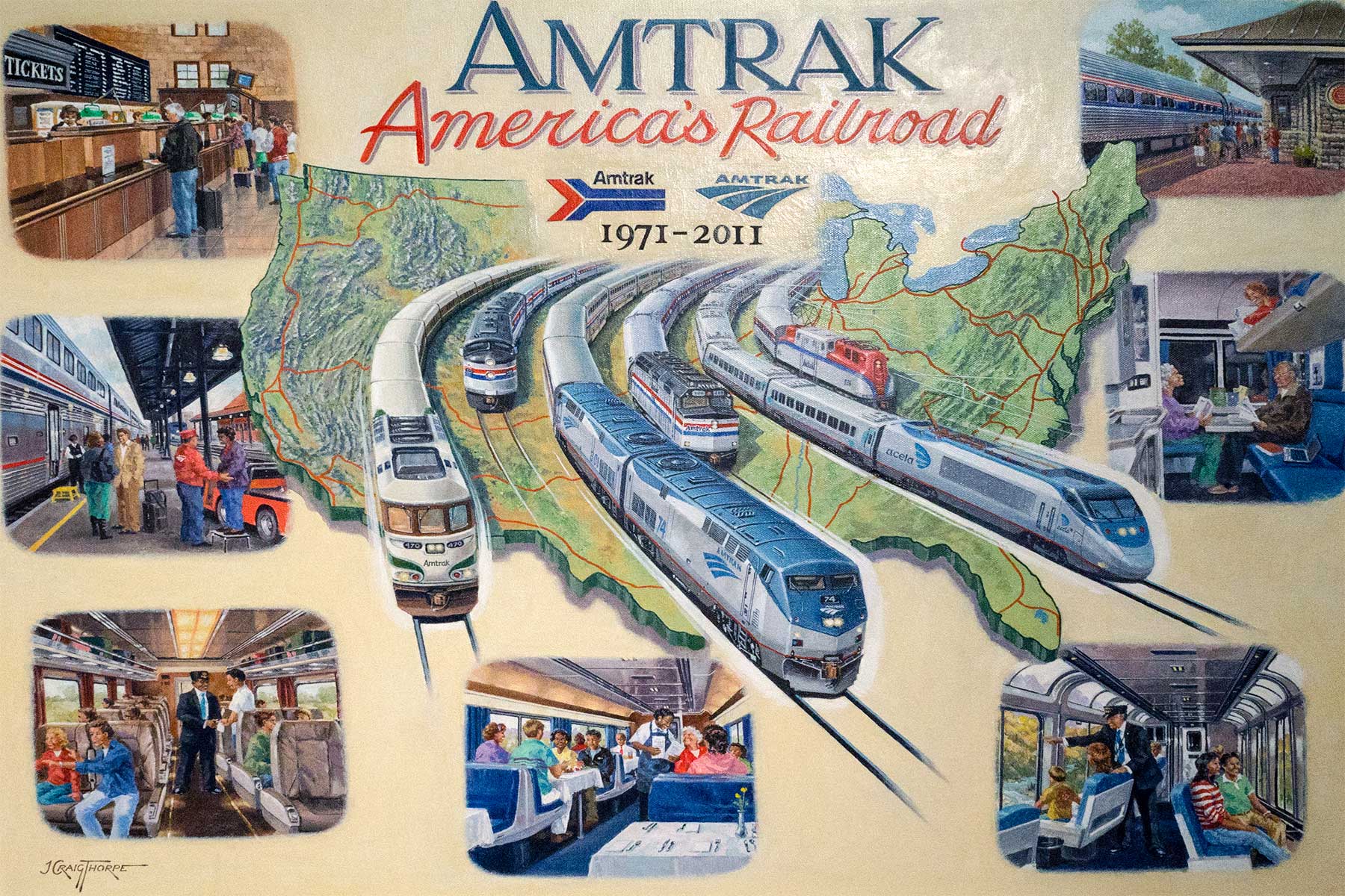 Baltimore Weekend | Amtrak Anniversary Train 1971-2011