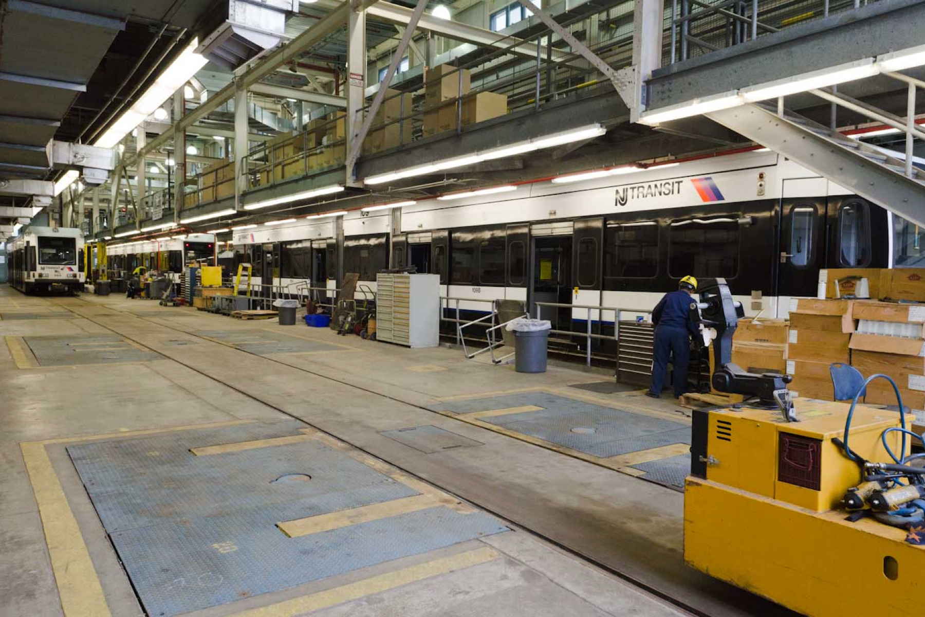 Hudson-Bergen and Newark Light Rail Trip Plus Shop Tour