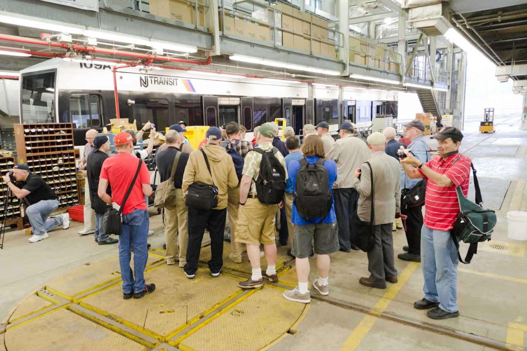 Hudson-Bergen and Newark Light Rail Trip Plus Shop Tour