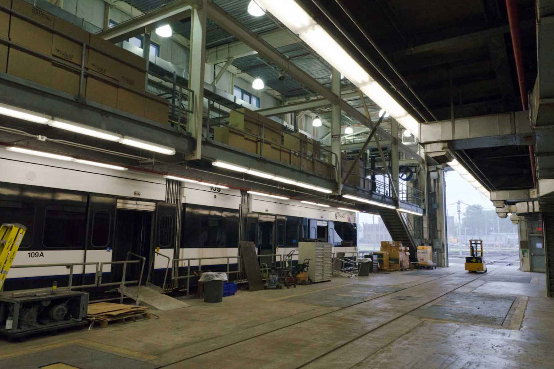 Hudson-Bergen and Newark Light Rail Trip Plus Shop Tour
